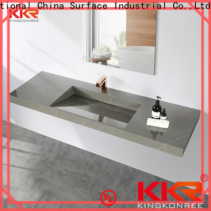 square double wall mount sink supplier for home