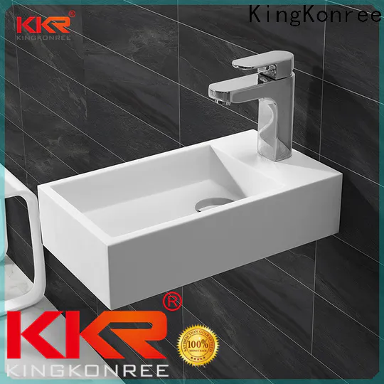 KingKonree bathroom wall hung double basin customized for home