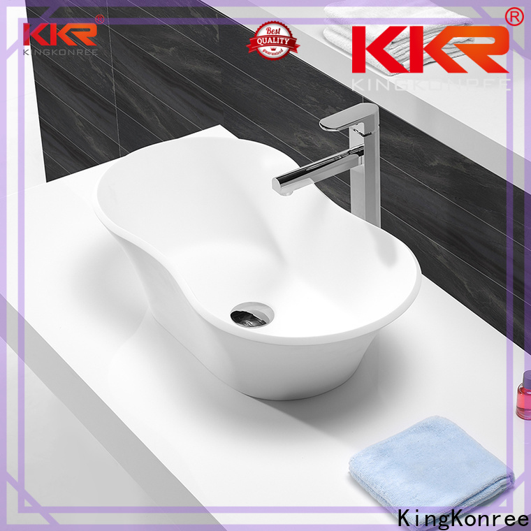 KingKonree above counter basin round supplier for home