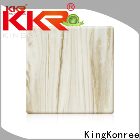 KingKonree solid acrylic sheet design for indoors