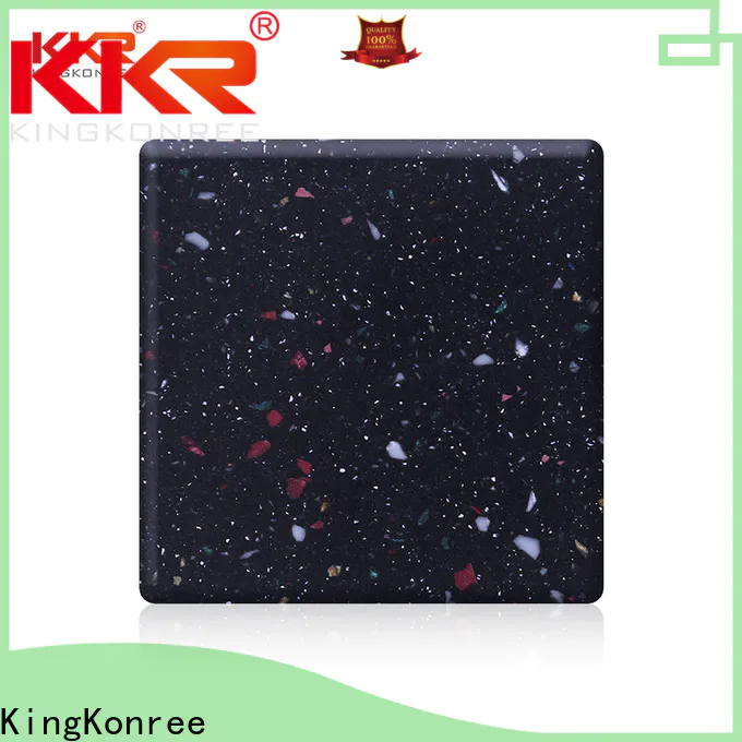 KingKonree acrylic solid surface sheets suppliers manufacturer for restaurant