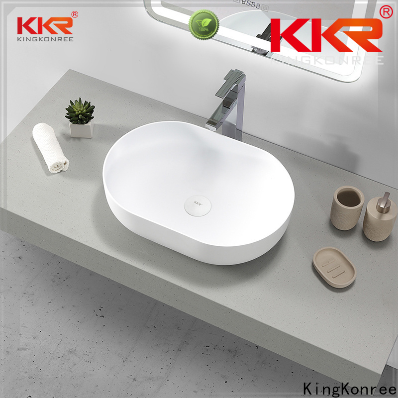 sanitary ware small above counter basin supplier for hotel