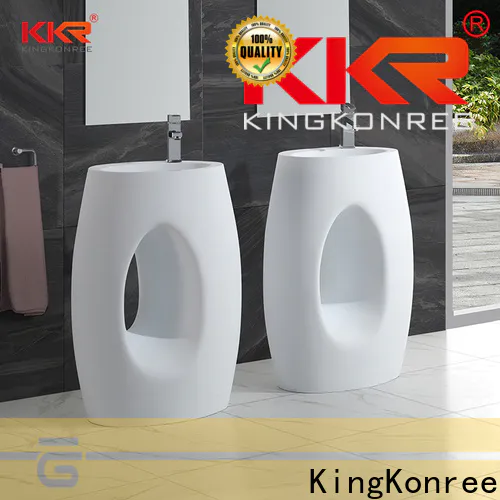 KingKonree acrylic free standing bathroom sink vanity supplier for bathroom