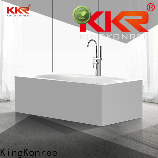 KingKonree freestanding acrylic soaking tubs OEM for hotel