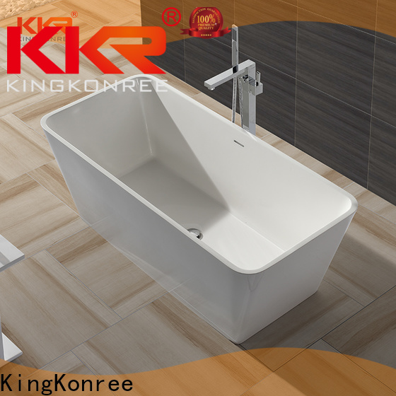 KingKonree man made stone bathtub at discount for shower room