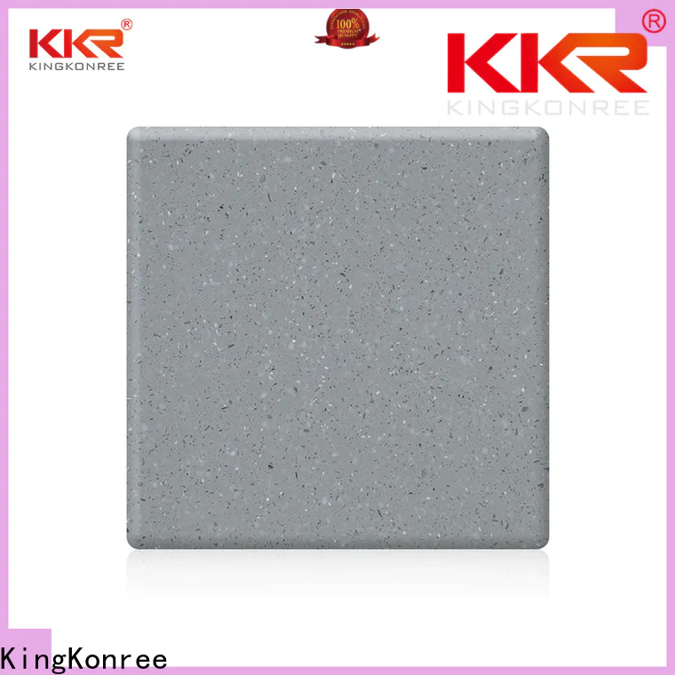 KingKonree green acrylic solid surface countertops prices manufacturer for hotel