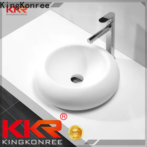 KingKonree approved above counter basins supplier for hotel