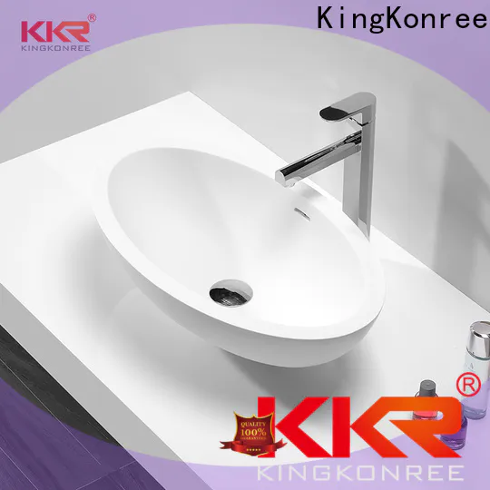 KingKonree best quality vanity basins above counter customized for home