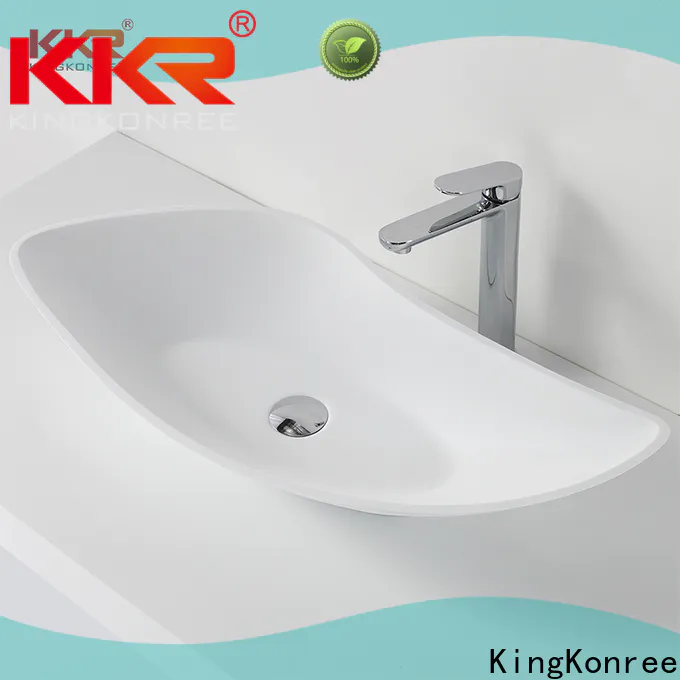 KingKonree square above counter bathroom sink manufacturer for restaurant