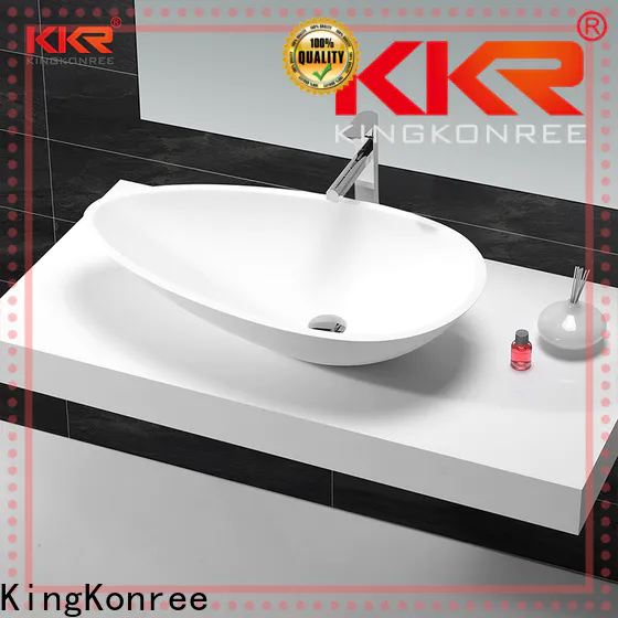 white table top wash basin design for hotel