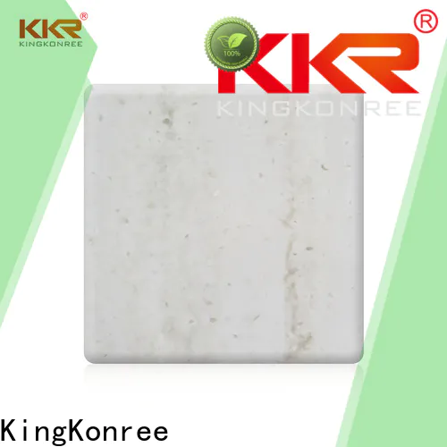 KingKonree solid surface sheets for sale directly sale for hotel