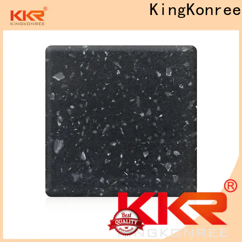 KingKonree red solid surface wholesale design for hotel