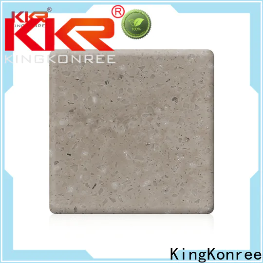 KingKonree white solid surface sheet slabs supplier for room