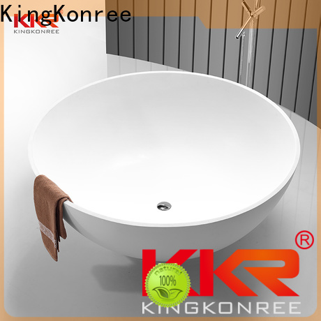 KingKonree white buy freestanding tub supplier for family decoration