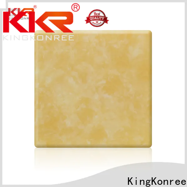KingKonree translucent solid surface material OEM for hotel