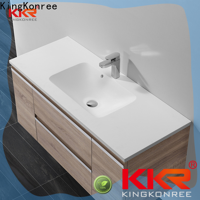 KingKonree washbasin cabinet furniture customized for bathroom