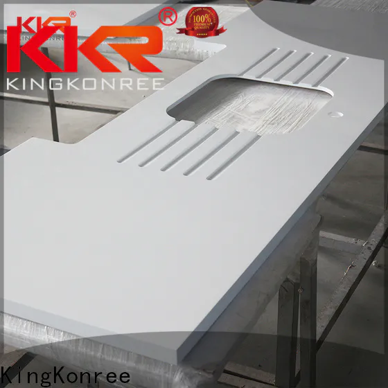 faux solid resin worktop factory price for kitchen