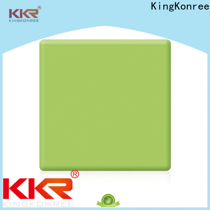 KingKonree yellow discount solid surface sheets design for room
