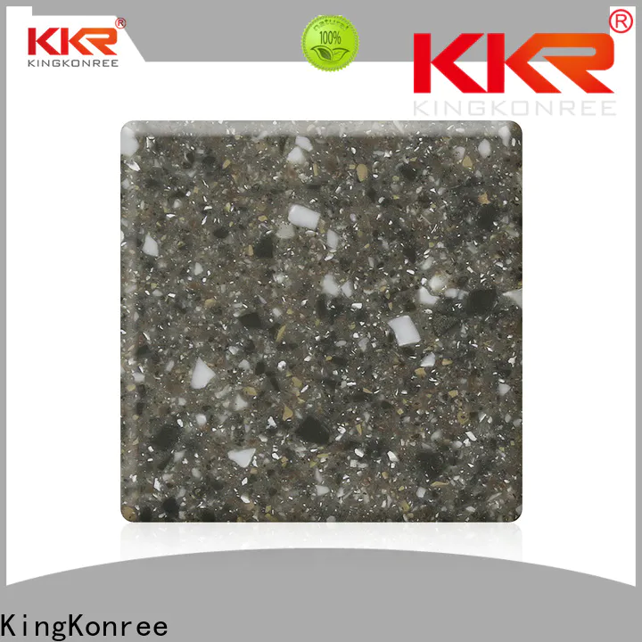 KingKonree 3660mm solid surface sheets design for restaurant