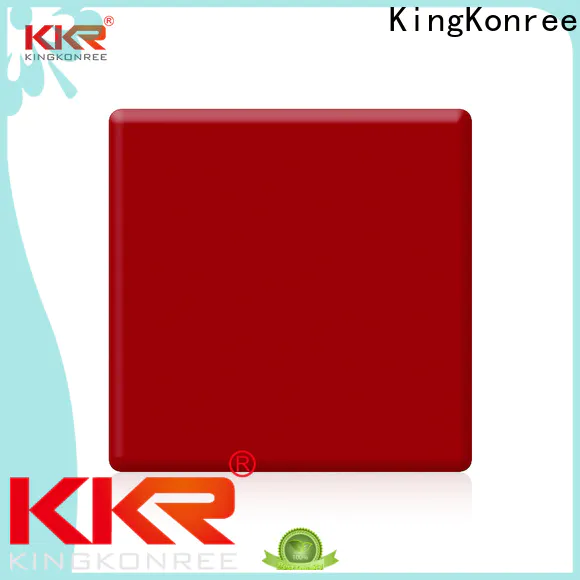 KingKonree acrylic countertop material design for hotel