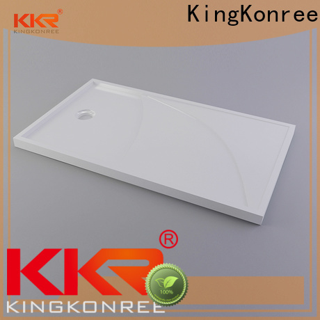 KingKonree resin large shower pans manufacturer for bathroom