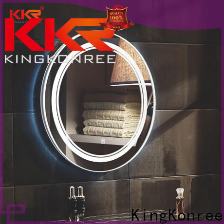 KingKonree solid bathroom framed mirrors high-end for home