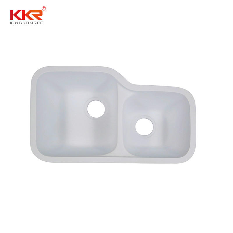Solid Surface Undermount Sinks for Kitchen and Bathroom Seamless Joint with Countertops