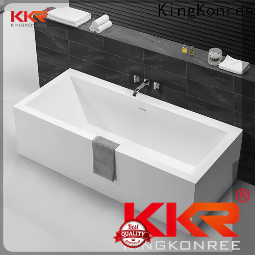 KingKonree overflow affordable freestanding bathtubs ODM for shower room