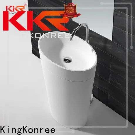 KingKonree height freestanding vanity basins supplier for hotel