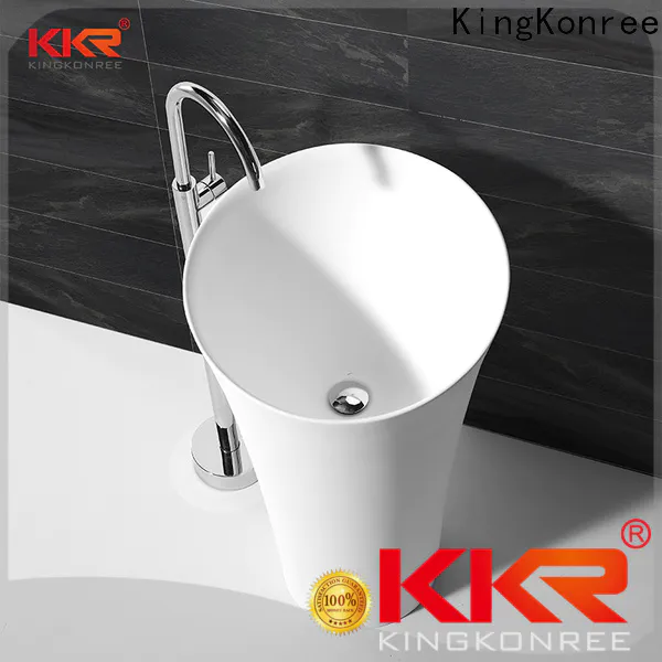 KingKonree round freestanding basin customized for hotel