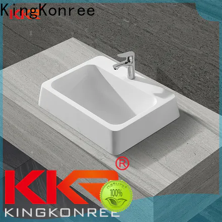 KingKonree durable above counter sink bowl manufacturer for hotel