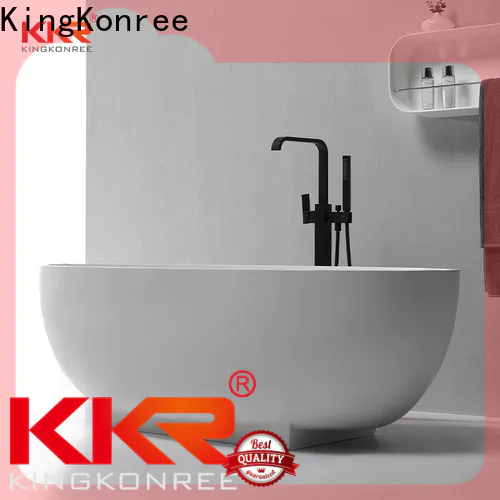 KingKonree white most comfortable freestanding bathtubs at discount for shower room