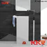 KingKonree black freestanding pedestal sink customized for home