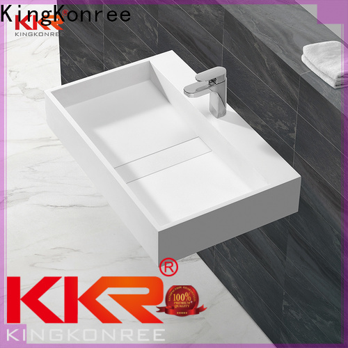KingKonree wall hung hand sink supplier for bathroom