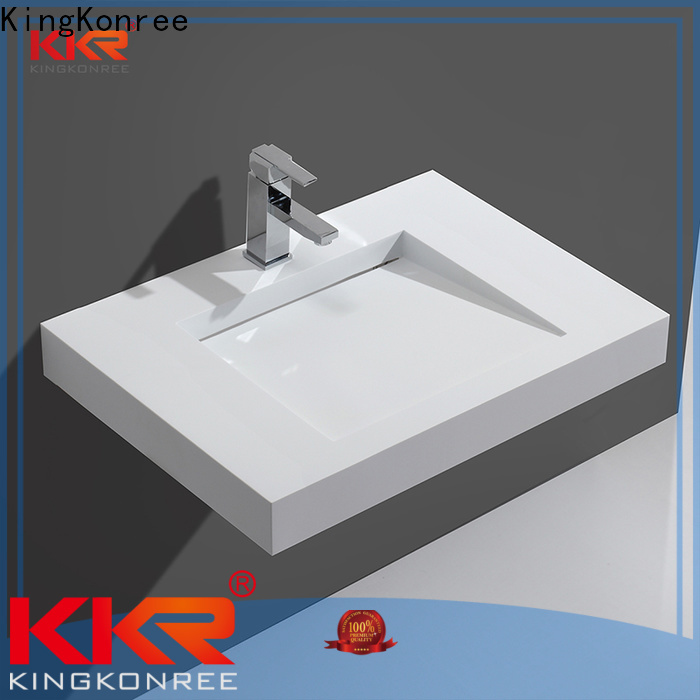 KingKonree large wall hung basin supplier for toilet