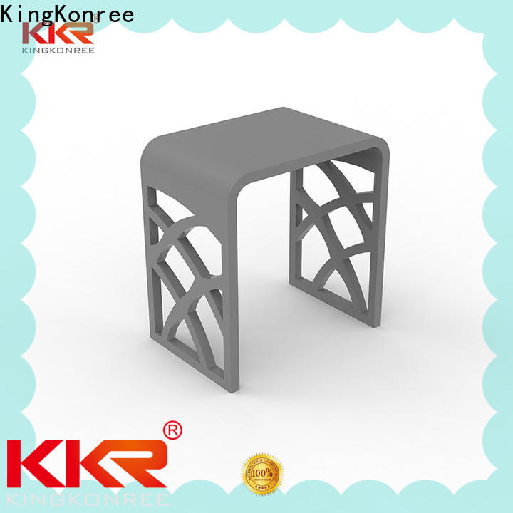 KingKonree dusk bambusi shower bench customized for restaurant