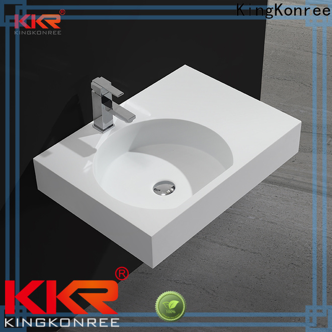 KingKonree mirror modern wall mount sink manufacturer for bathroom