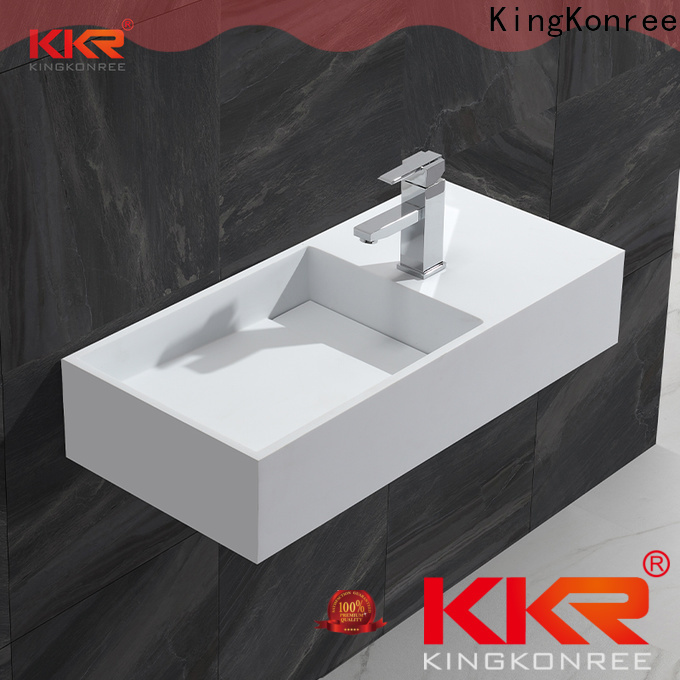 KingKonree marke pedestal sink wall mount sink for toilet