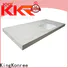 KingKonree countertops white quartz solid laminate worktop factory price for restaurant