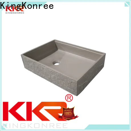 KingKonree above counter bathroom sink bowls supplier for home