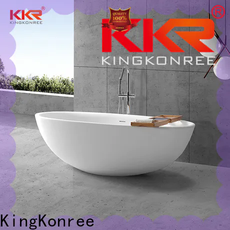 reliable man made stone bathtub at discount for bathroom