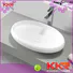 KingKonree durable oval above counter basin at discount for room