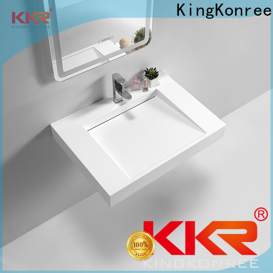 KingKonree copper wall mount sink design for toilet