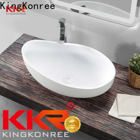 KingKonree thermoforming above counter basins customized for room