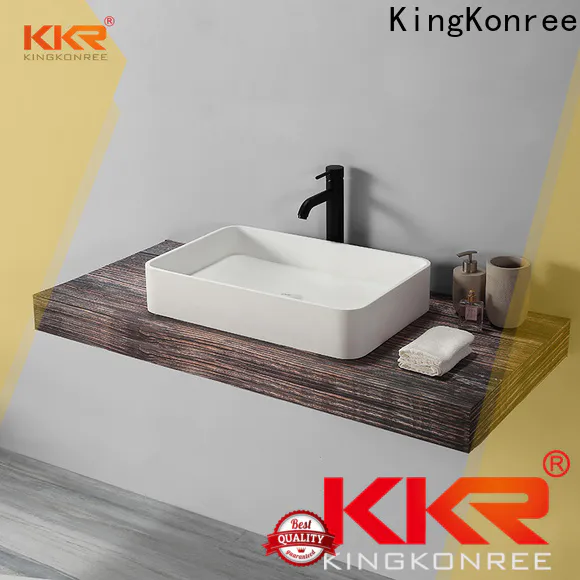 marble rectangle above counter basin supplier for room