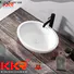KingKonree above counter bathroom sink vanity supplier for hotel