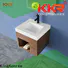 KingKonree hot-sale corner basin cabinet factory for hotel