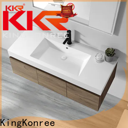 KingKonree resin jaquar cabinet basin manufacturer for hotel