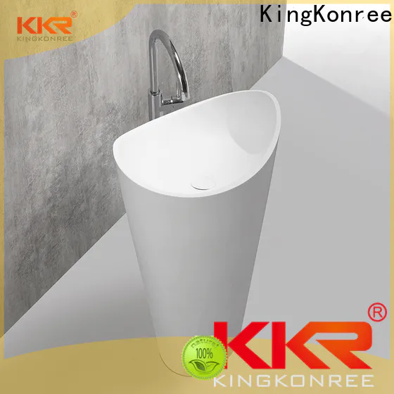 KingKonree solid freestanding basin manufacturer for home