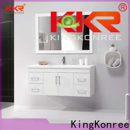 stable vanity with side cabinet supplier for motel